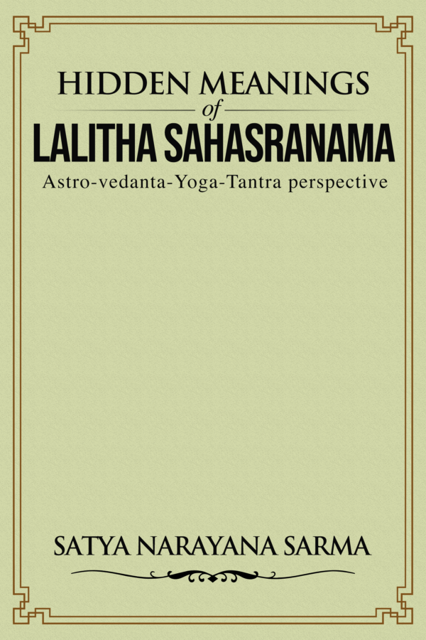 Hidden meanings of Lalita Sahasranama Front Cover